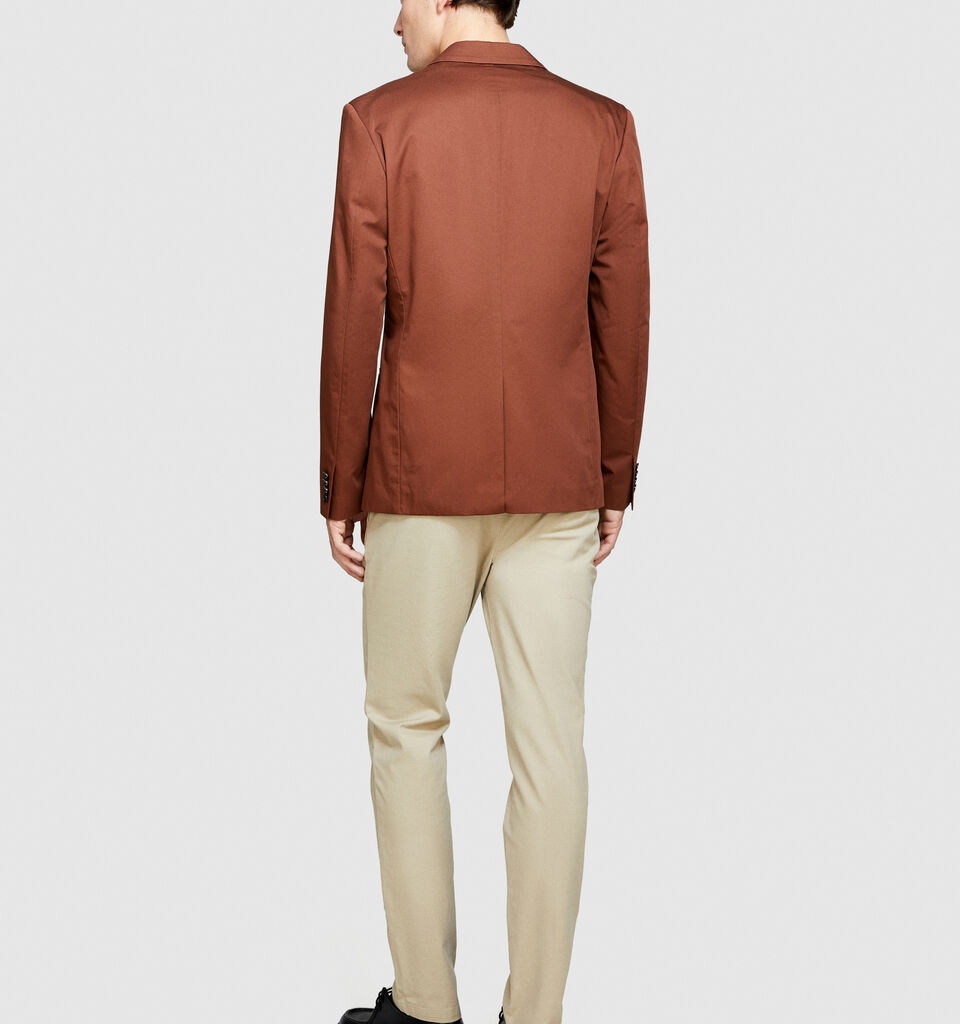 Printed chinos - men's chino trousers - Beige | Sisley image number 3